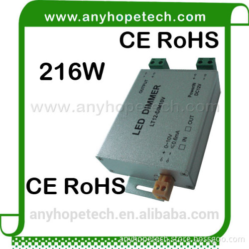 Most welcomed and best quality 12V 216w 18A programmable dimmer